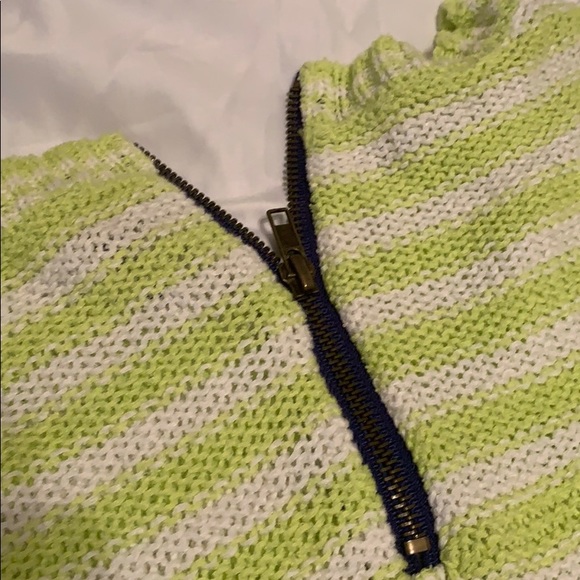 Neon green & white sweater - Picture 6 of 6